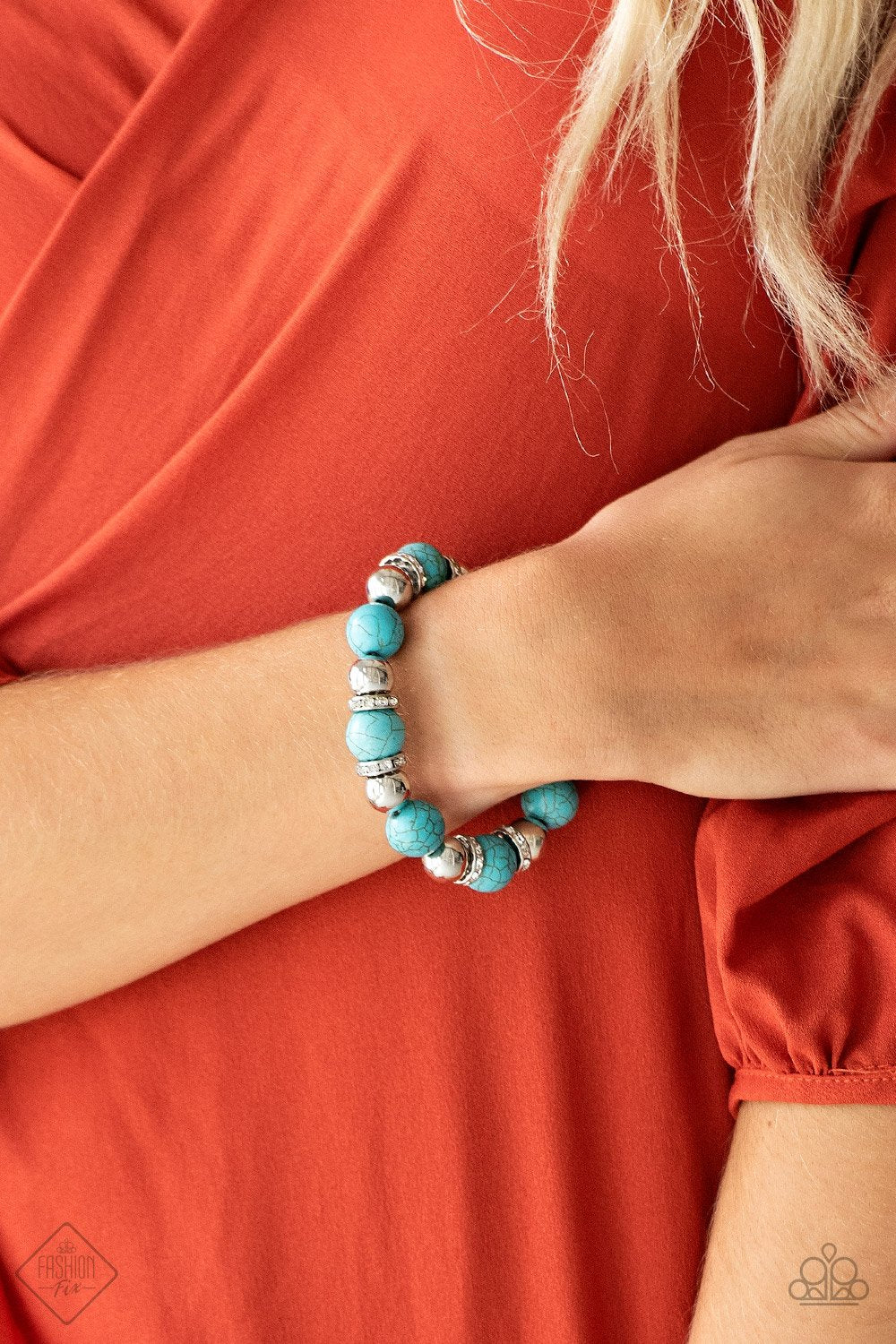 Ruling Class Radiance- blue - Paparazzi bracelet