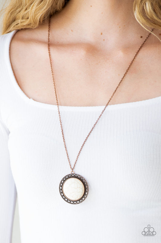 Run Out of Rodeo - copper - Paparazzi necklace