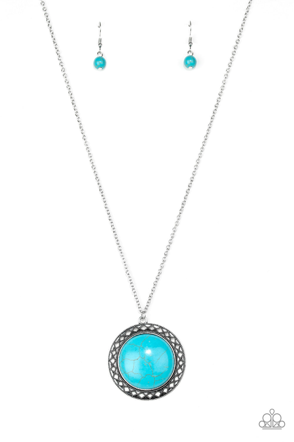 Run Out of Rodeo - blue - Paparazzi necklace