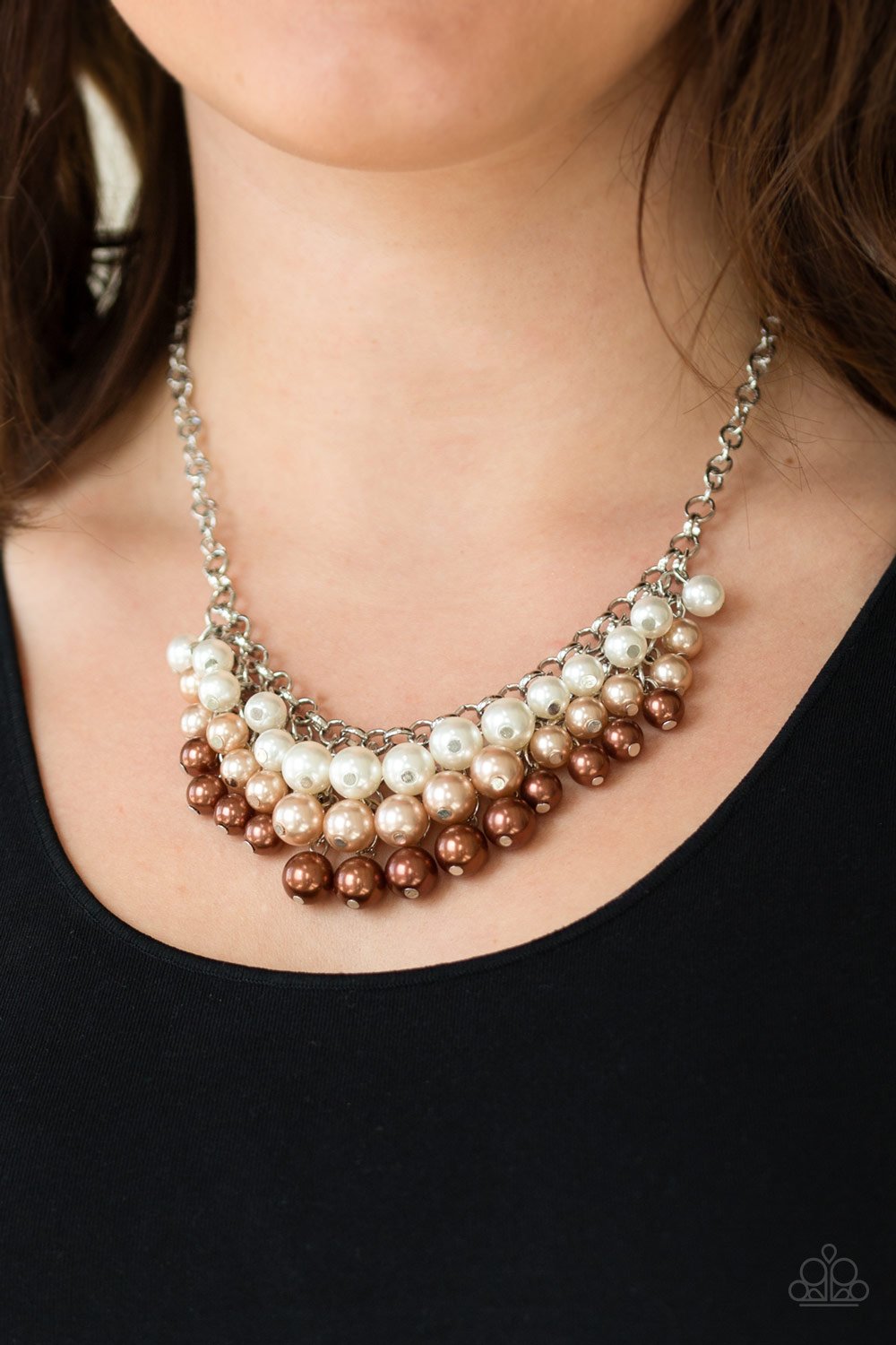 Run for the Heels - brown - Paparazzi necklace