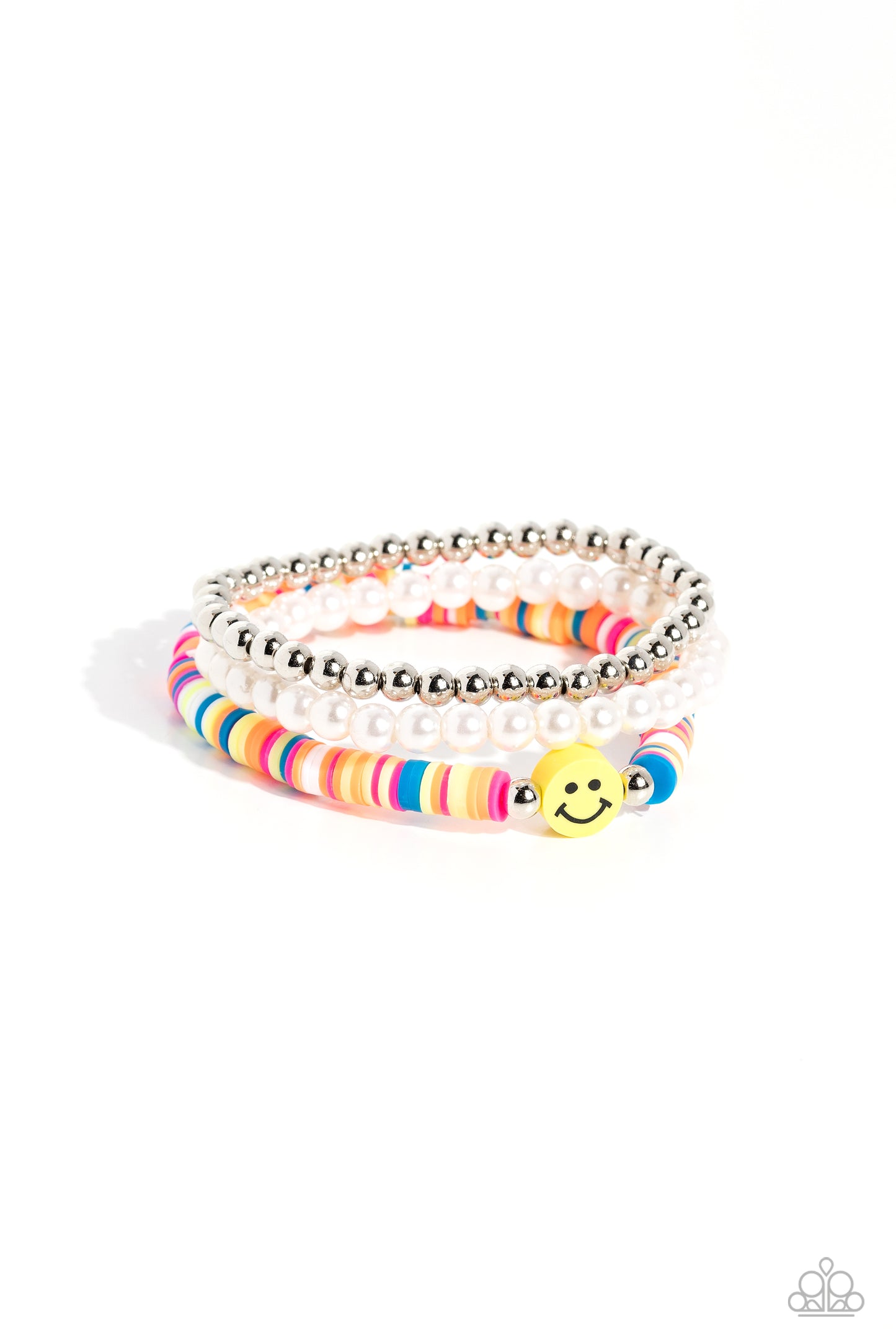Run a SMILE - multi - Paparazzi bracelet
