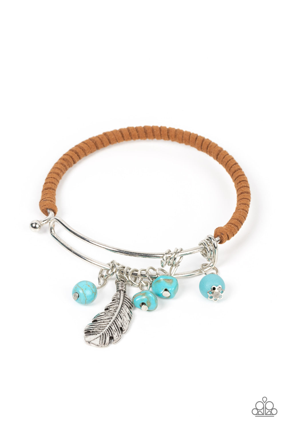 Running a-FOWL - blue - Paparazzi bracelet