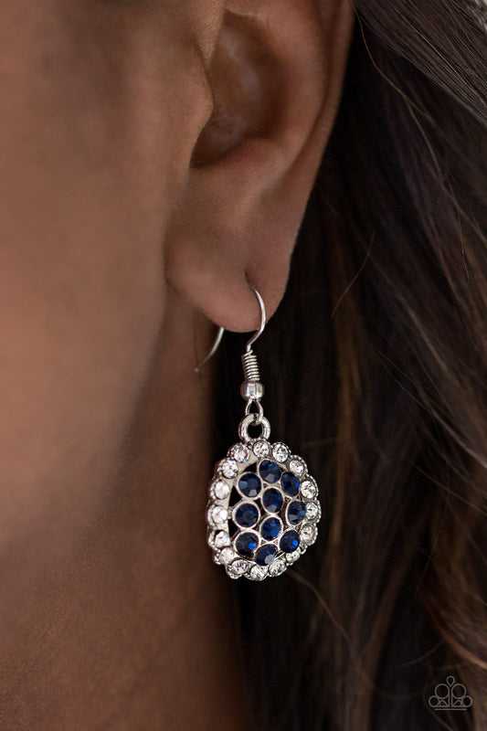 Runway Ready - blue - Paparazzi earrings