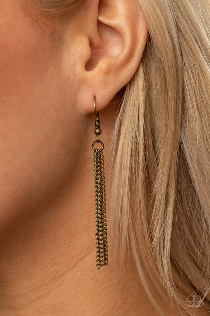 Runway Rival - orange - Paparazzi necklace