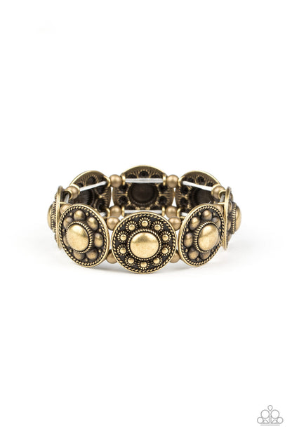 Rural Fields - brass - Paparazzi bracelet