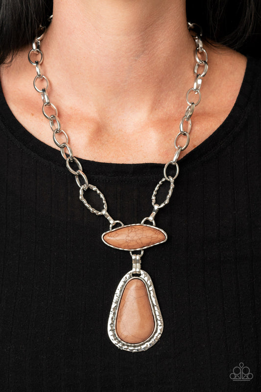 Rural Rapture - brown - Paparazzi necklace