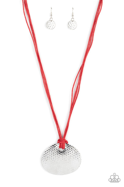Rural Reflex - red - Paparazzi necklace