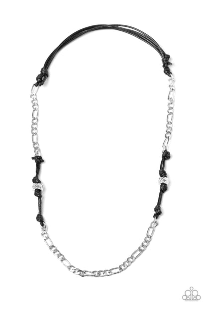 Rural Renegade - black - Paparazzi mens necklace