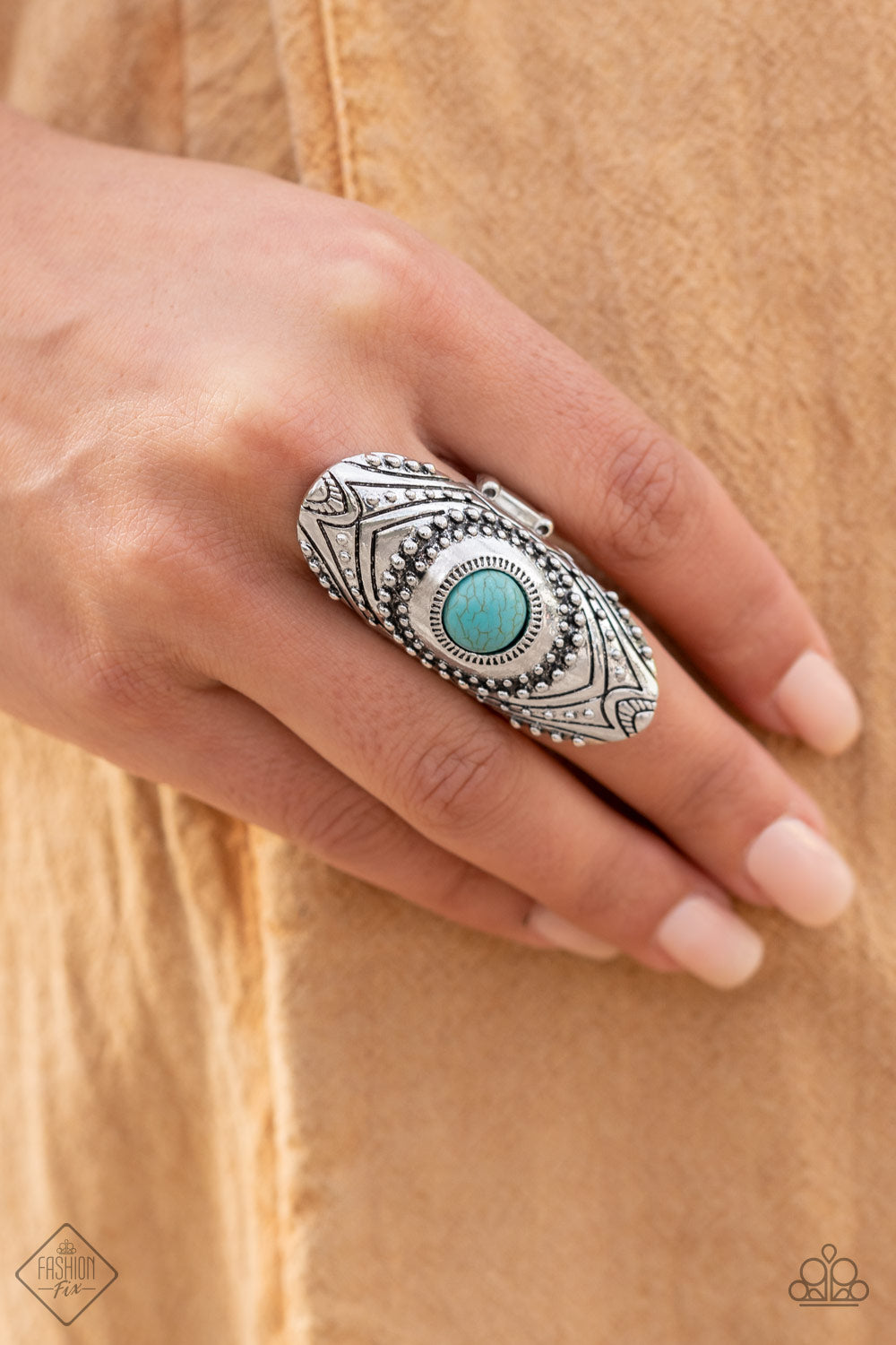 Rural Residence - blue - Paparazzi ring