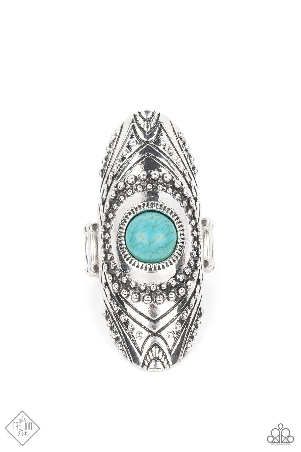 Rural Residence - blue - Paparazzi ring