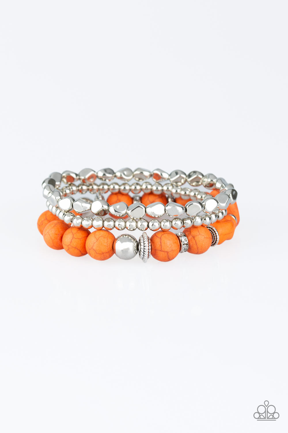Rural Restoration - orange - Paparazzi bracelet