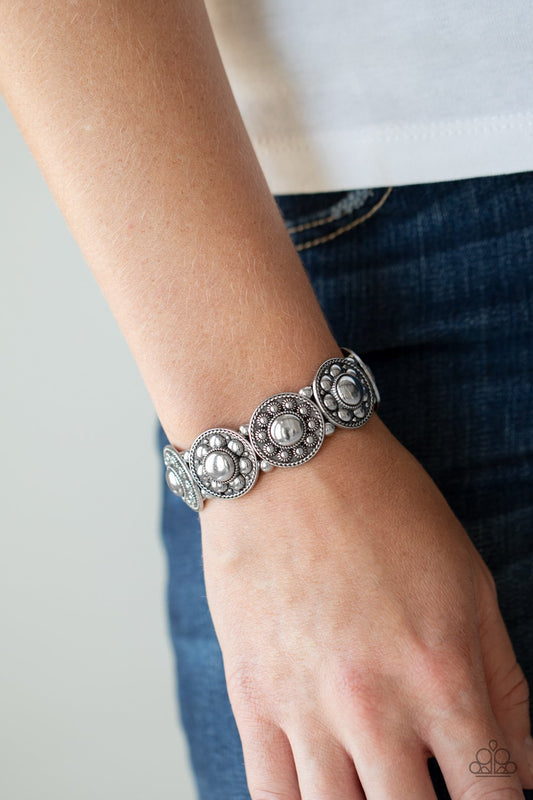 Rural Fields - silver - Paparazzi bracelet