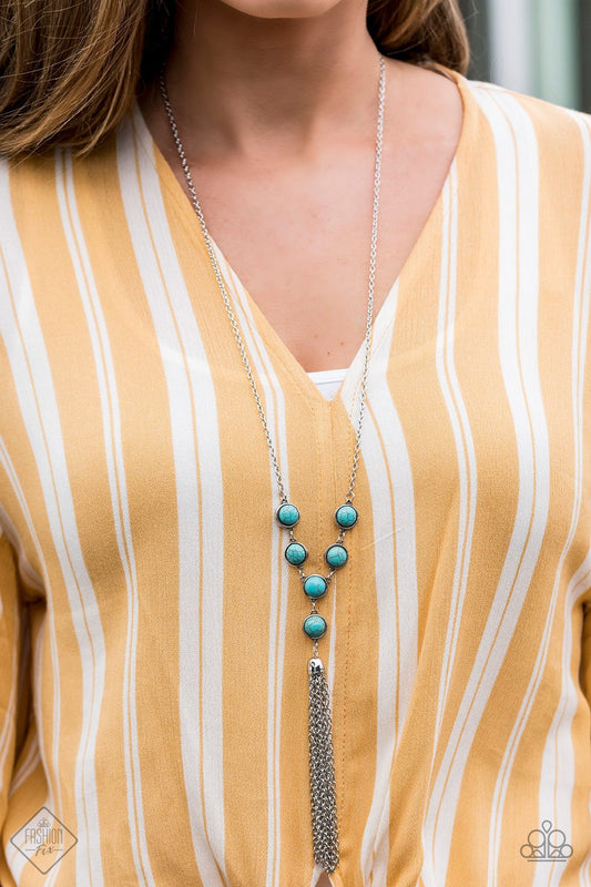 Rural Heiress-blue-Paparazzi necklace