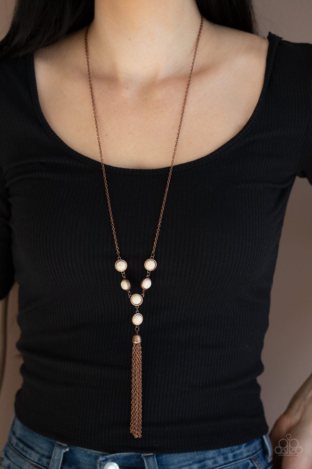 Rural Heiress-copper-Paparazzi necklace