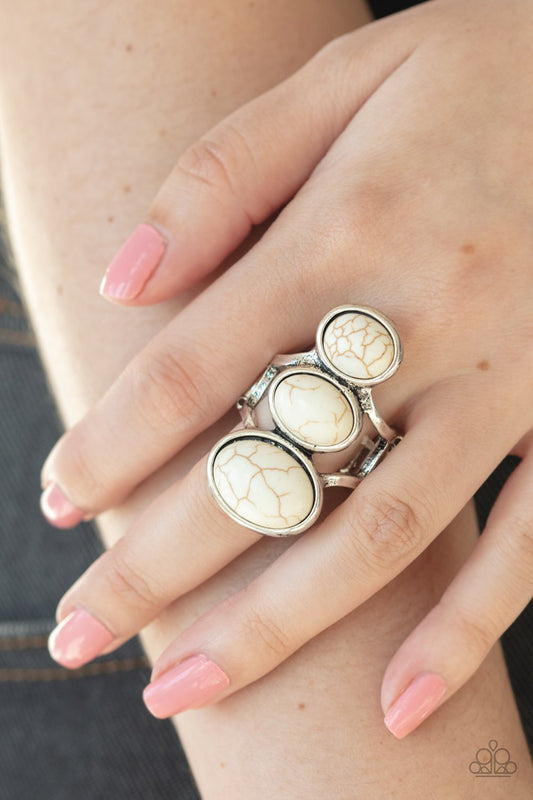 Rural Revolution-white-Paparazzi ring