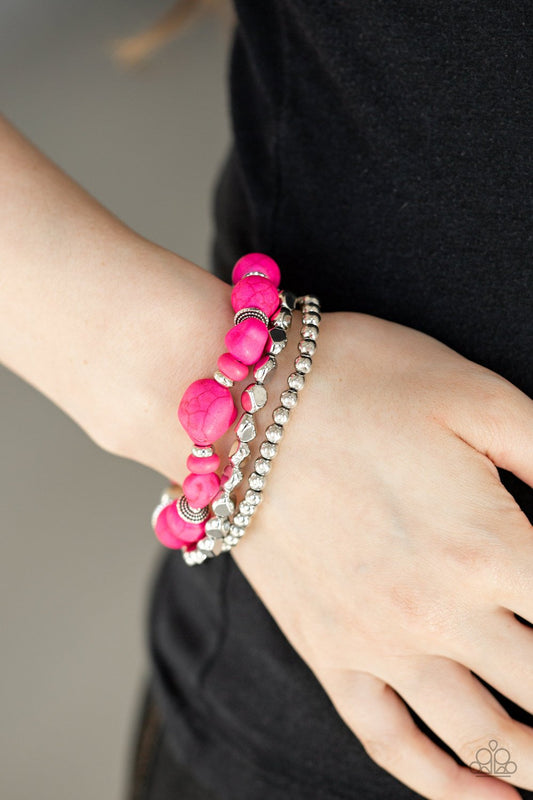 Rural Restoration-pink-Paparazzi bracelet