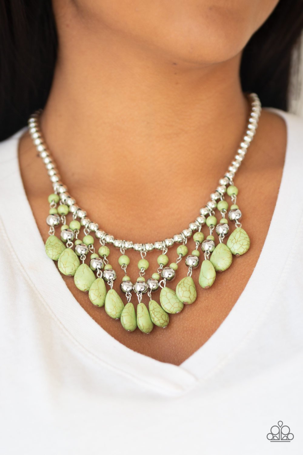 Rural Revival-green-Paparazzi necklace