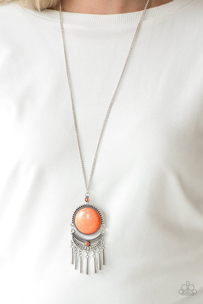 Rural Rustler - orange - Paparazzi necklace
