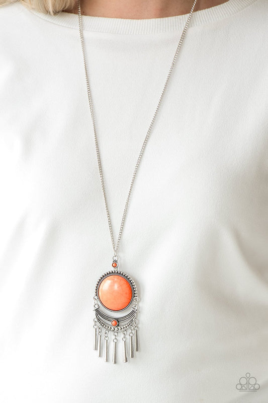 Rural Rustler - orange - Paparazzi necklace