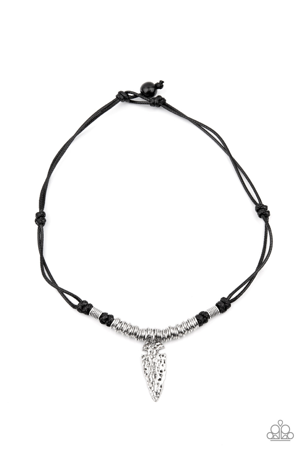 Rush in ARROWHEAD-First - black - Paparazzi mens necklace