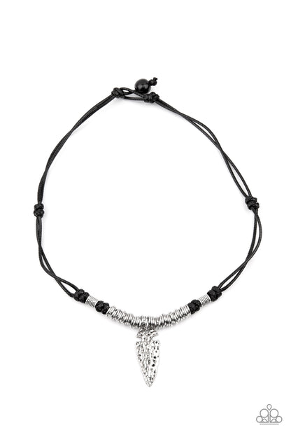 Rush in ARROWHEAD-First - black - Paparazzi mens necklace