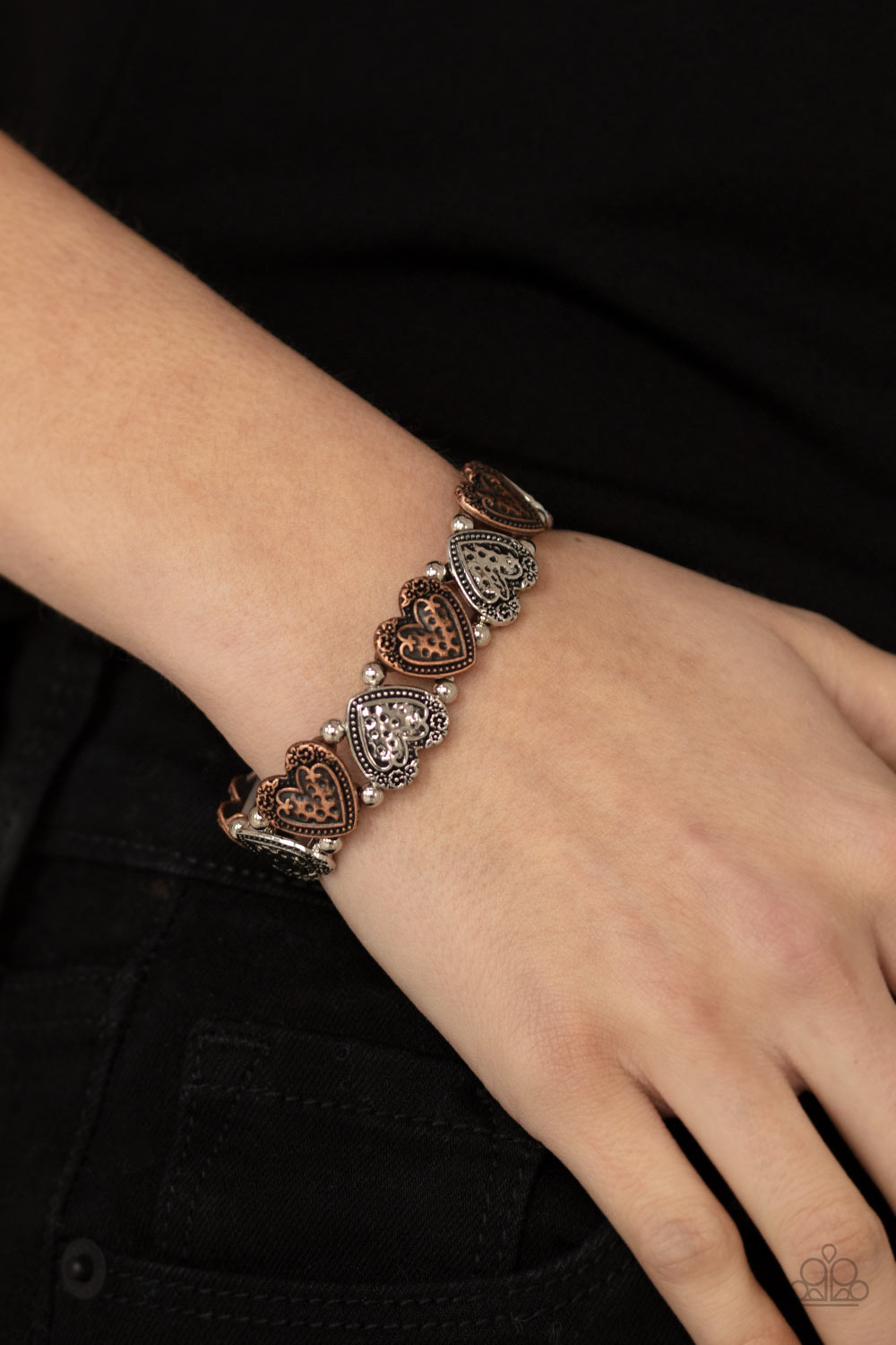 Rustic Heartthrob - multi - Paparazzi bracelet