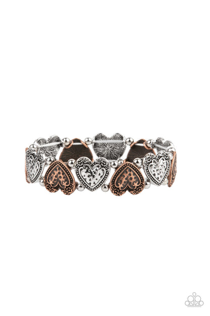 Rustic Heartthrob - multi - Paparazzi bracelet
