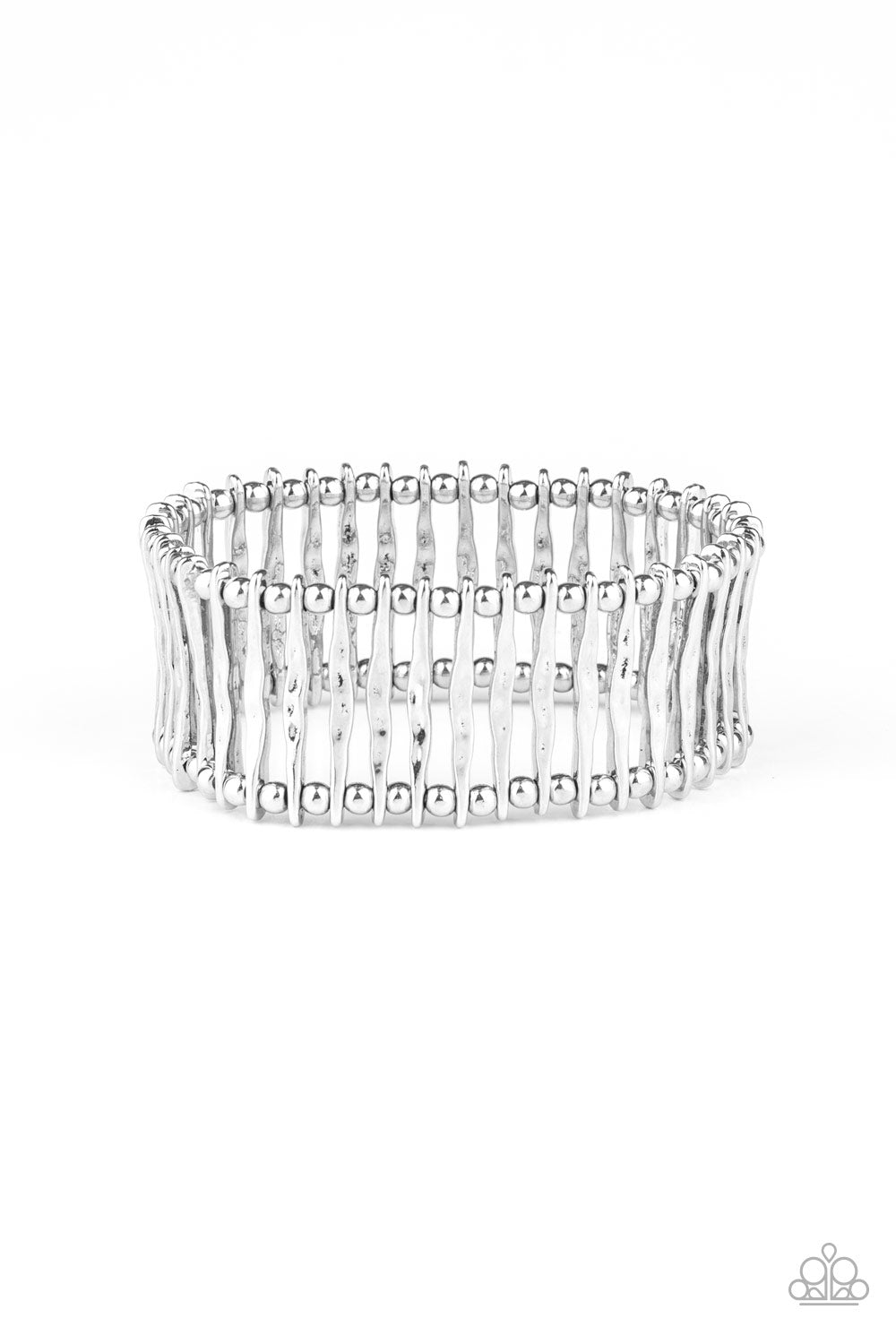 Rustic Rebellion - silver - Paparazzi bracelet