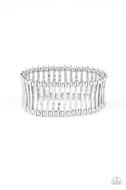 Rustic Rebellion - silver - Paparazzi bracelet