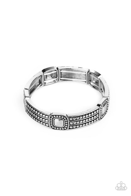 Rustic Redux - silver - Paparazzi bracelet