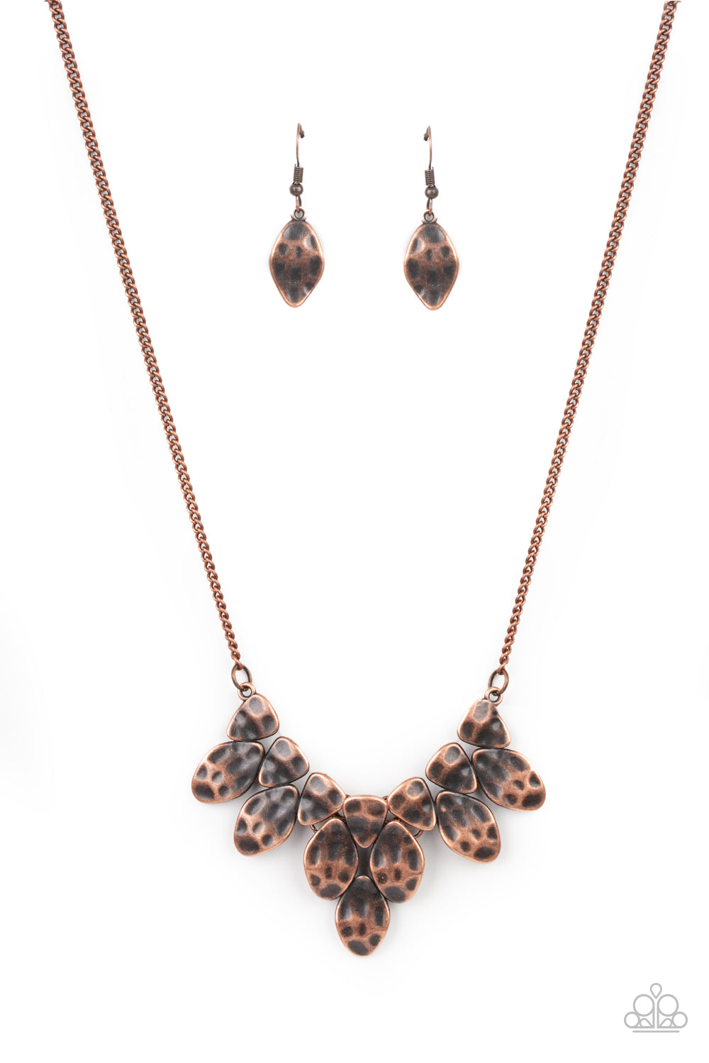 Rustic Smolder - copper - Paparazzi necklace