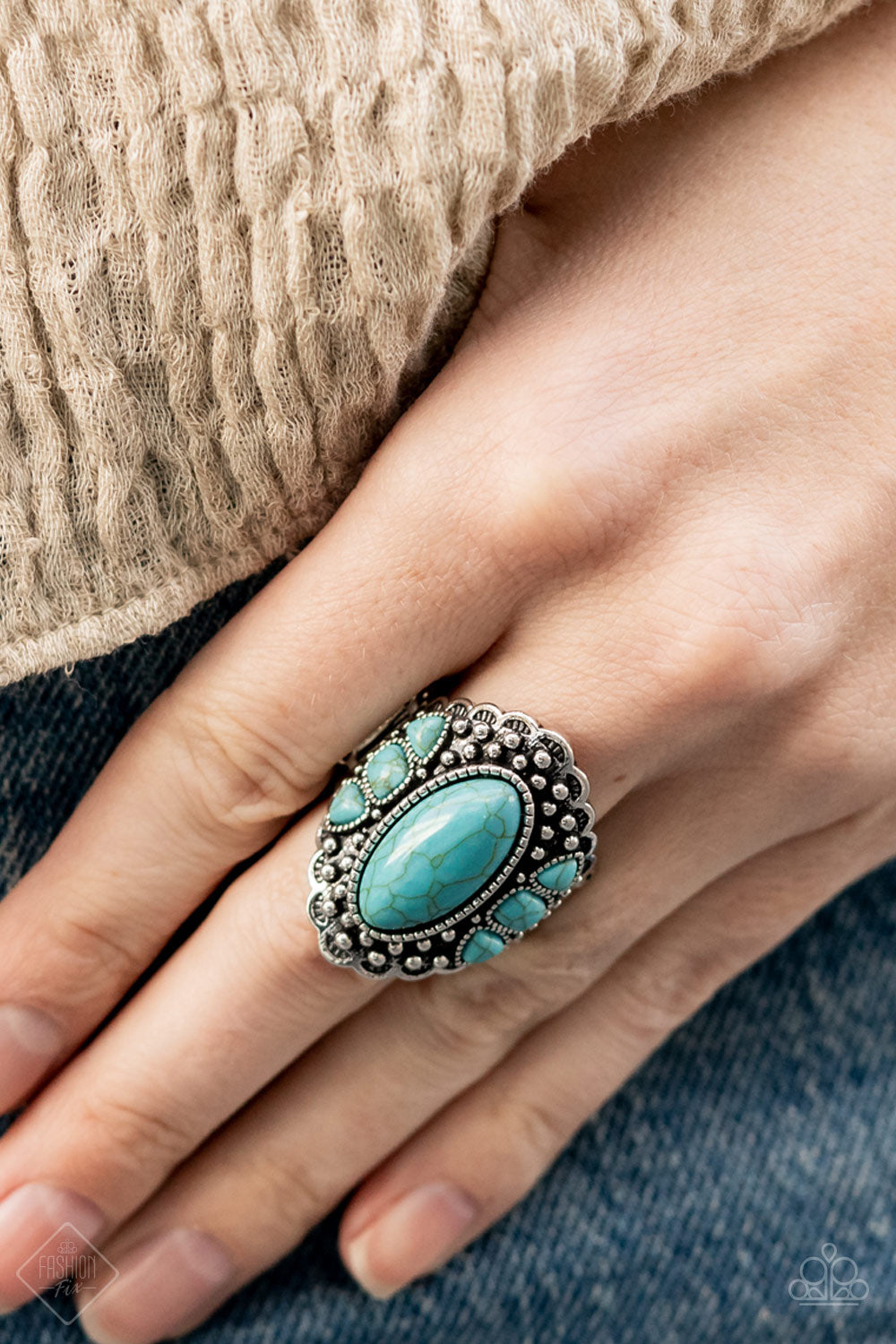 Rustler Road - blue - Paparazzi ring