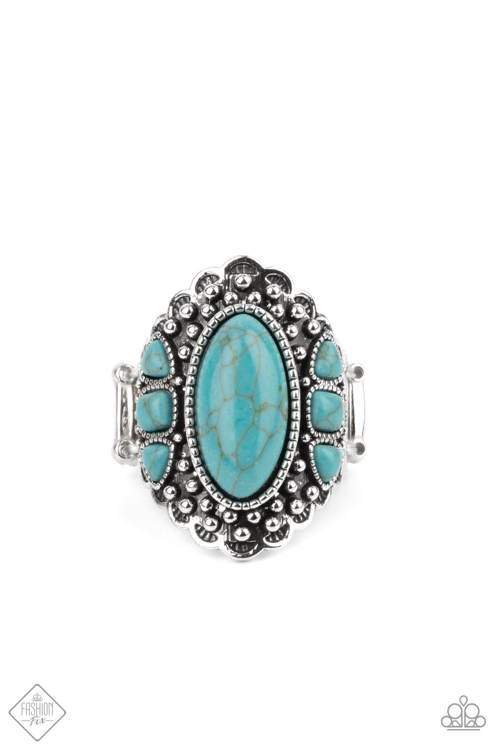 Rustler Road - blue - Paparazzi ring