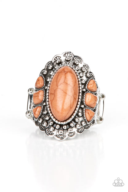 Rustler Road - brown - Paparazzi ring