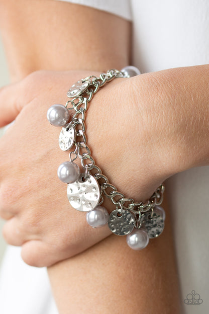 SEA In A New Light - silver - Paparazzi bracelet