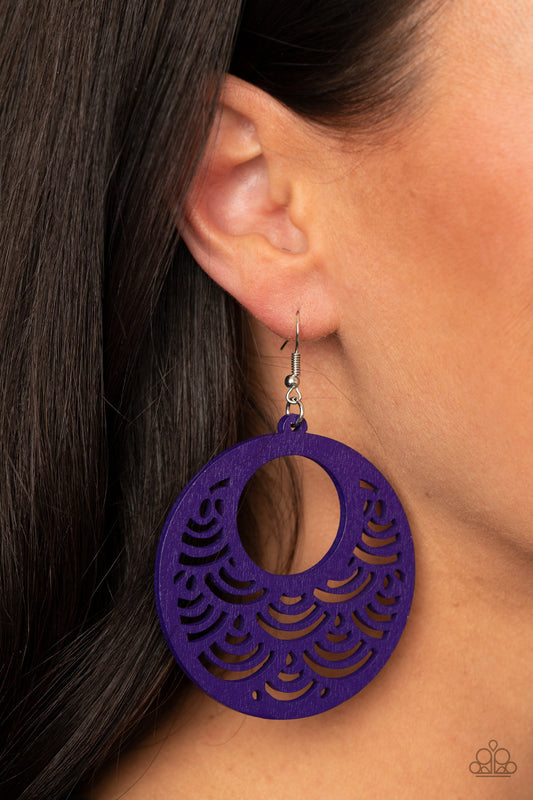 SEA Le Vie! - purple - Paparazzi earrings