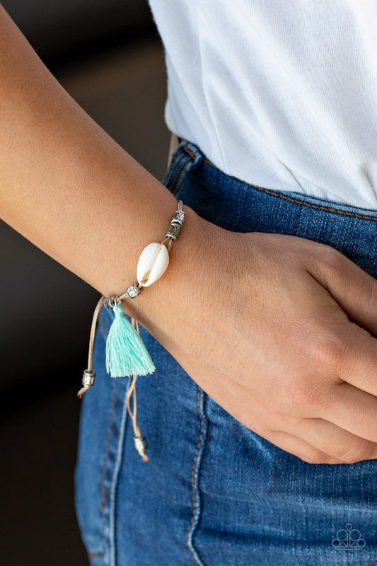 SEA If I Care-green-Paparazzi bracelet