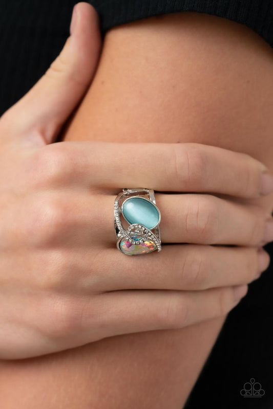 SELFIE-Indulgence - blue - Paparazzi ring