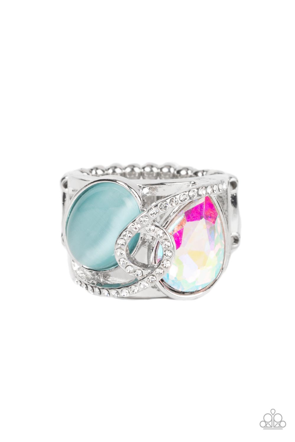 SELFIE-Indulgence - blue - Paparazzi ring