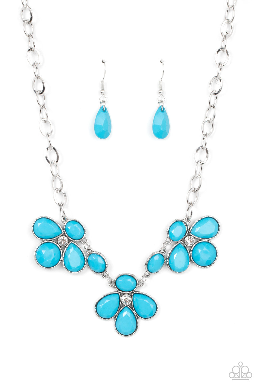 SELFIE-Worth - blue - Paparazzi necklace