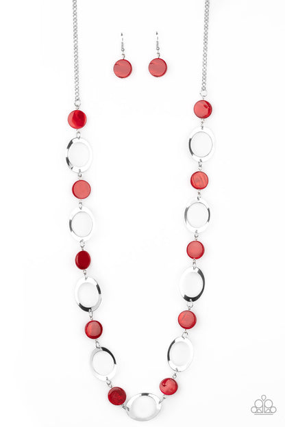 SHELL Your Soul - red - Paparazzi necklace