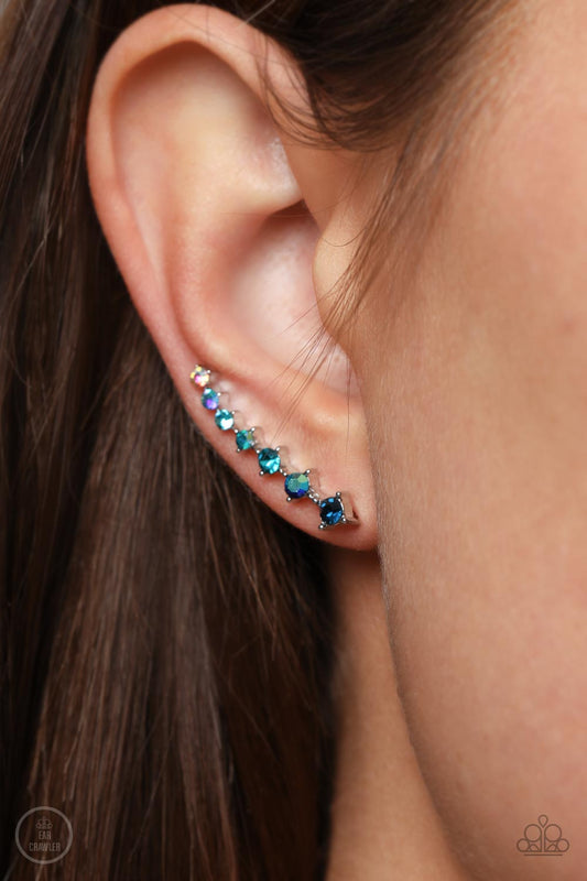 STARLIGHT Show - blue - Paparazzi earrings