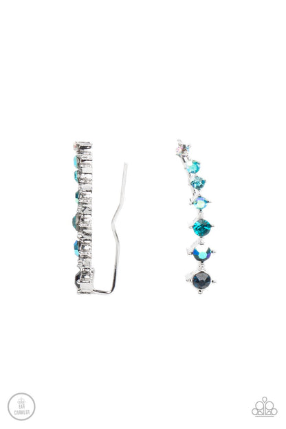 STARLIGHT Show - blue - Paparazzi earrings
