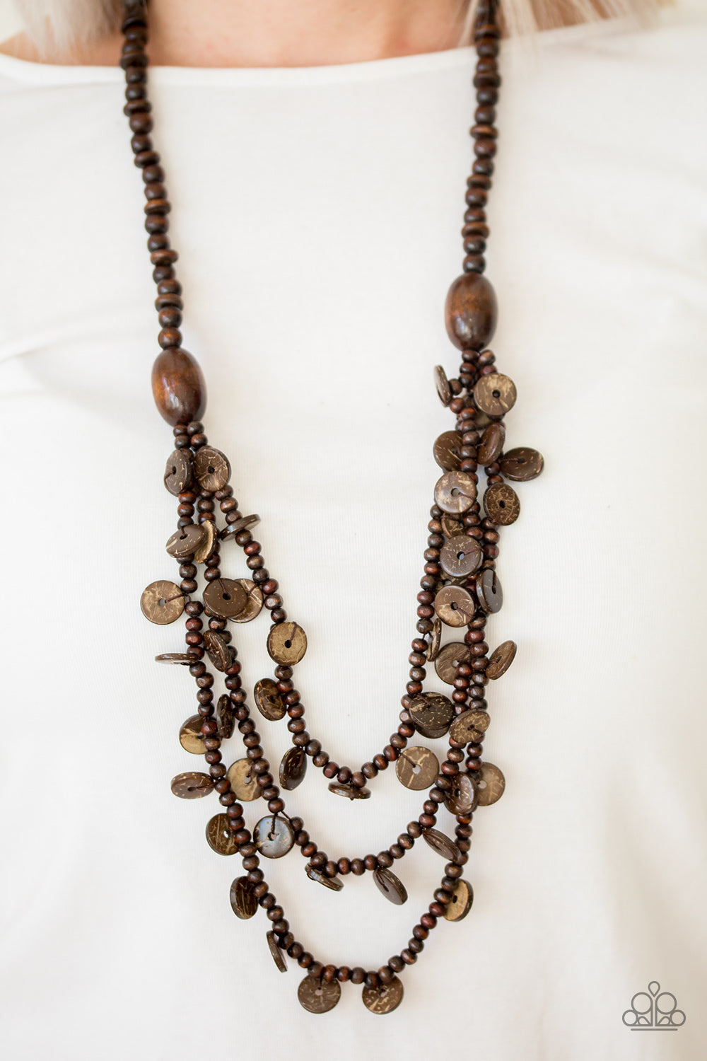 Safari Samba - brown - Paparazzi necklace