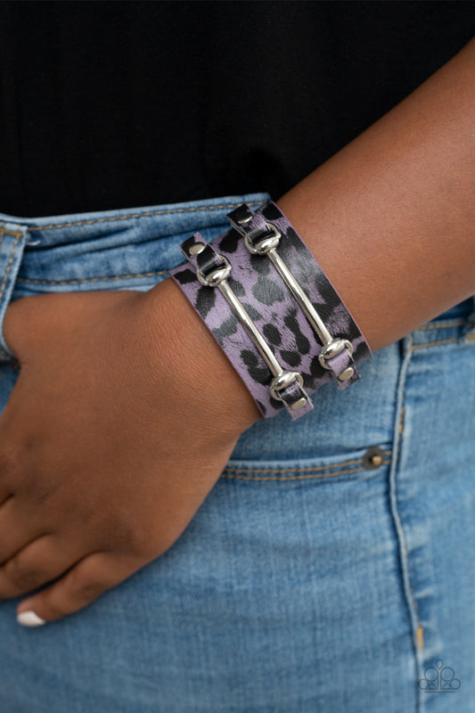 Safari Scene - purple - Paparazzi bracelet