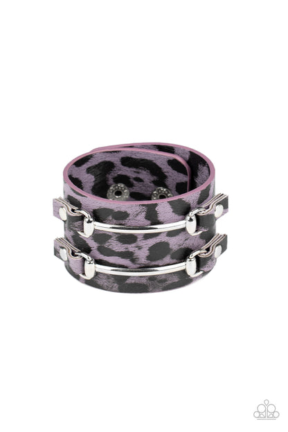 Safari Scene - purple - Paparazzi bracelet
