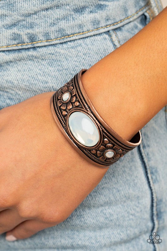 Sage Sanctuary - copper - Paparazzi bracelet