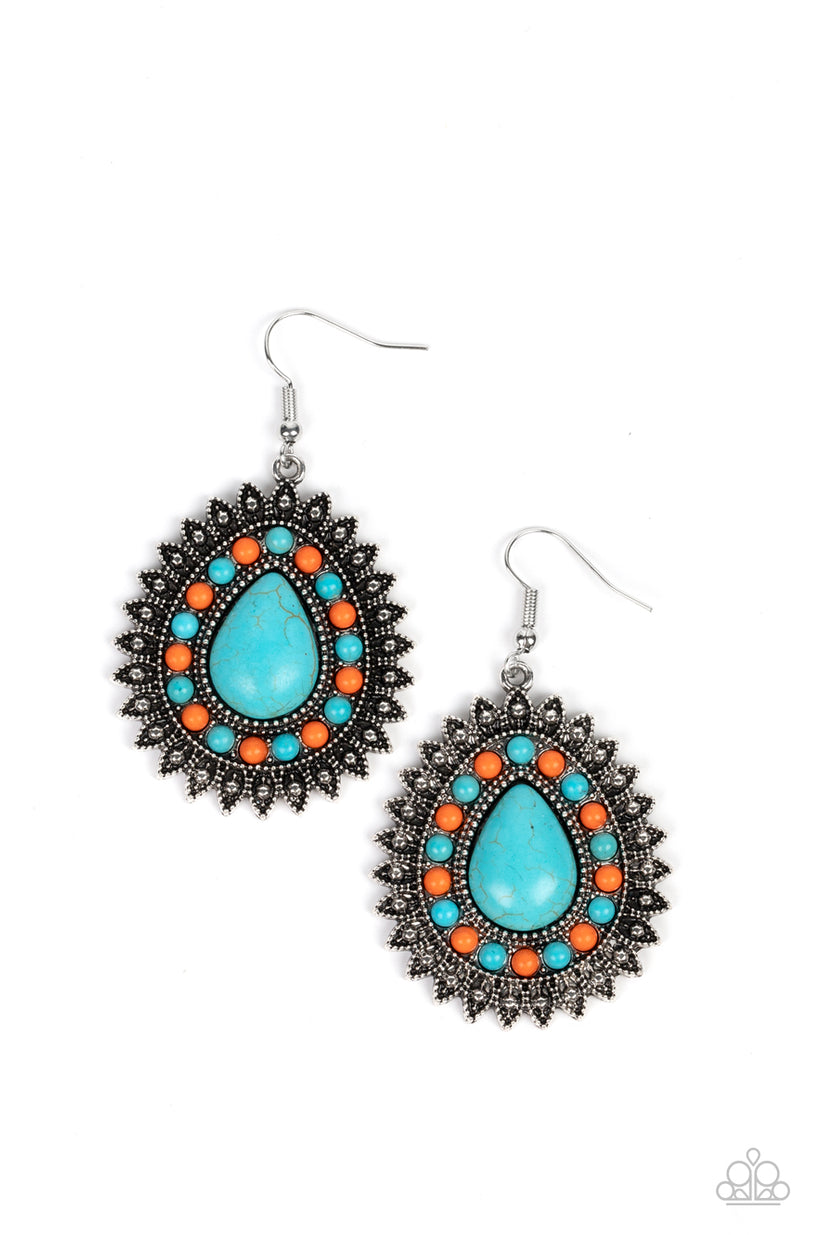 Sagebrush Sabbatical blue Paparazzi earrings JewelryBlingThing