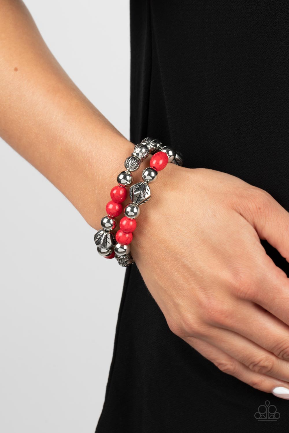 Sagebrush Saga - red - Paparazzi bracelet