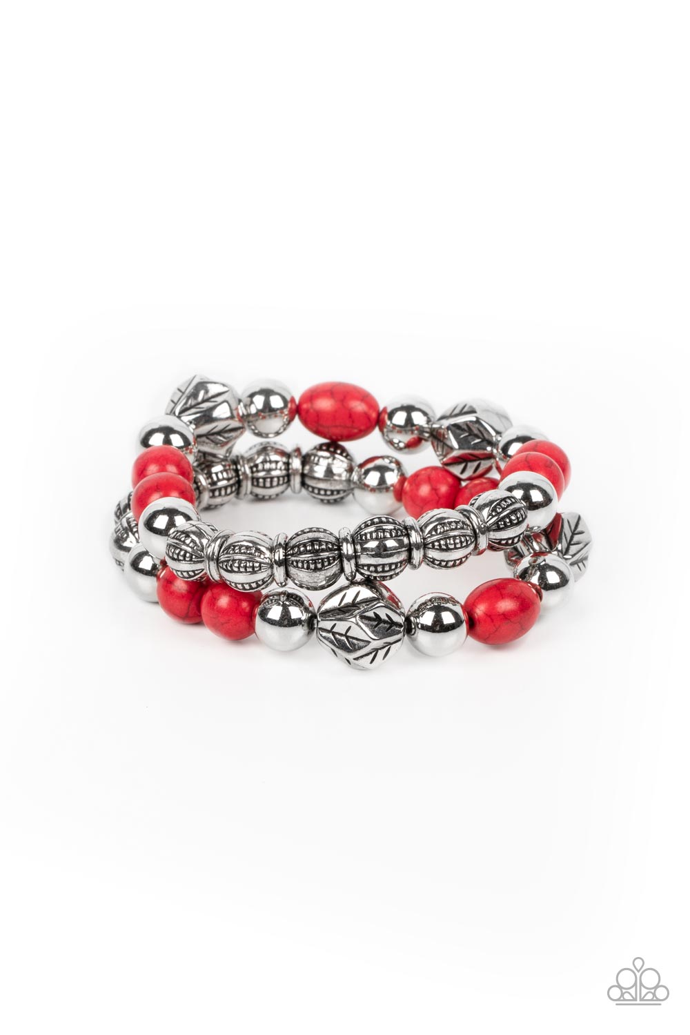 Sagebrush Saga - red - Paparazzi bracelet